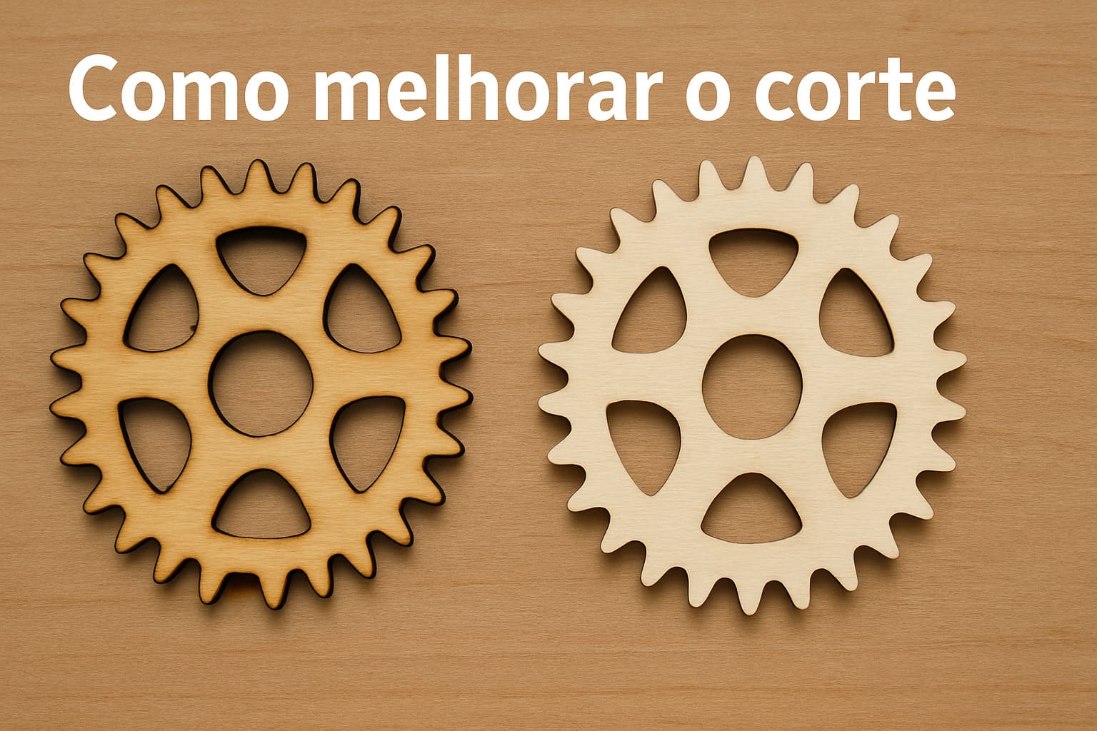 Como evitar manchas e queimados ao cortar MDF com laser